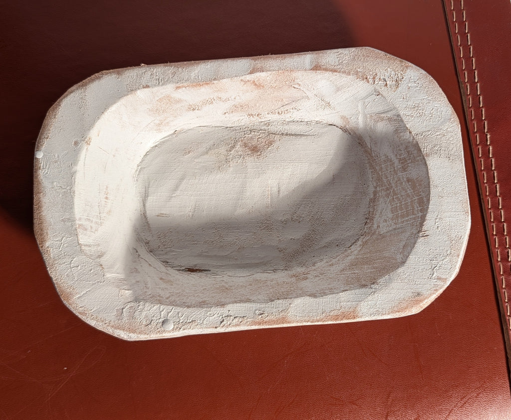 White Dough Bowl