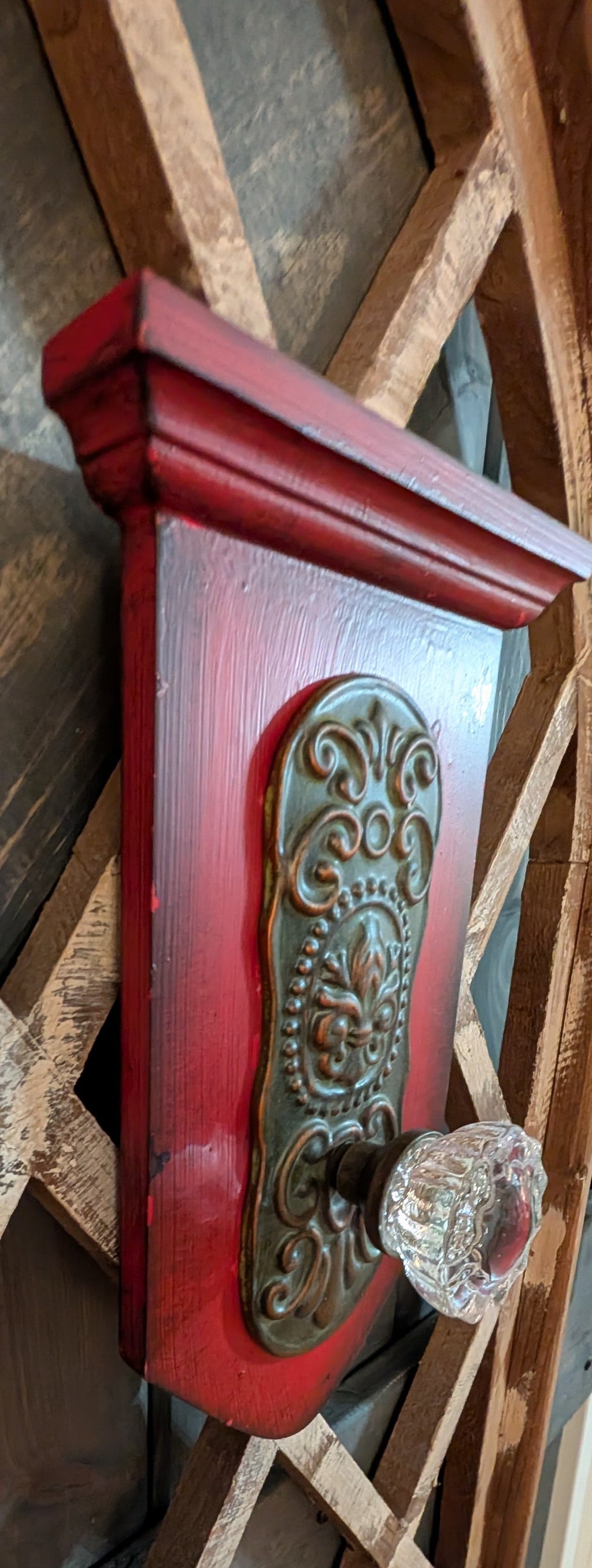 Glass Door Knob Hangar Decor