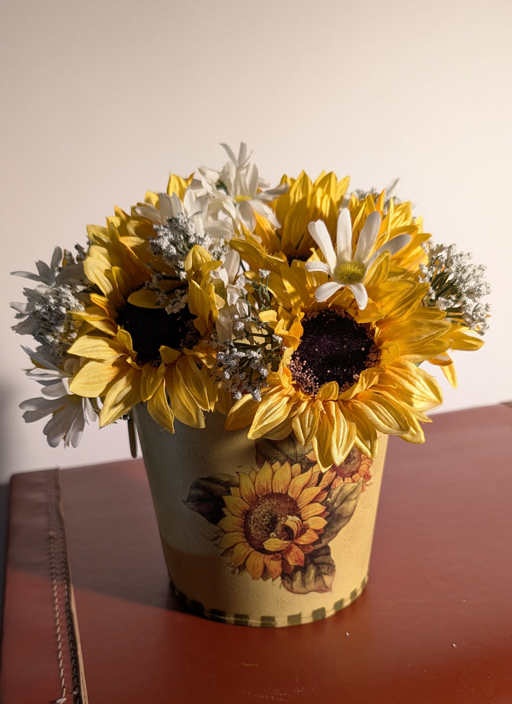 Sunflower Planter with Sunflowers