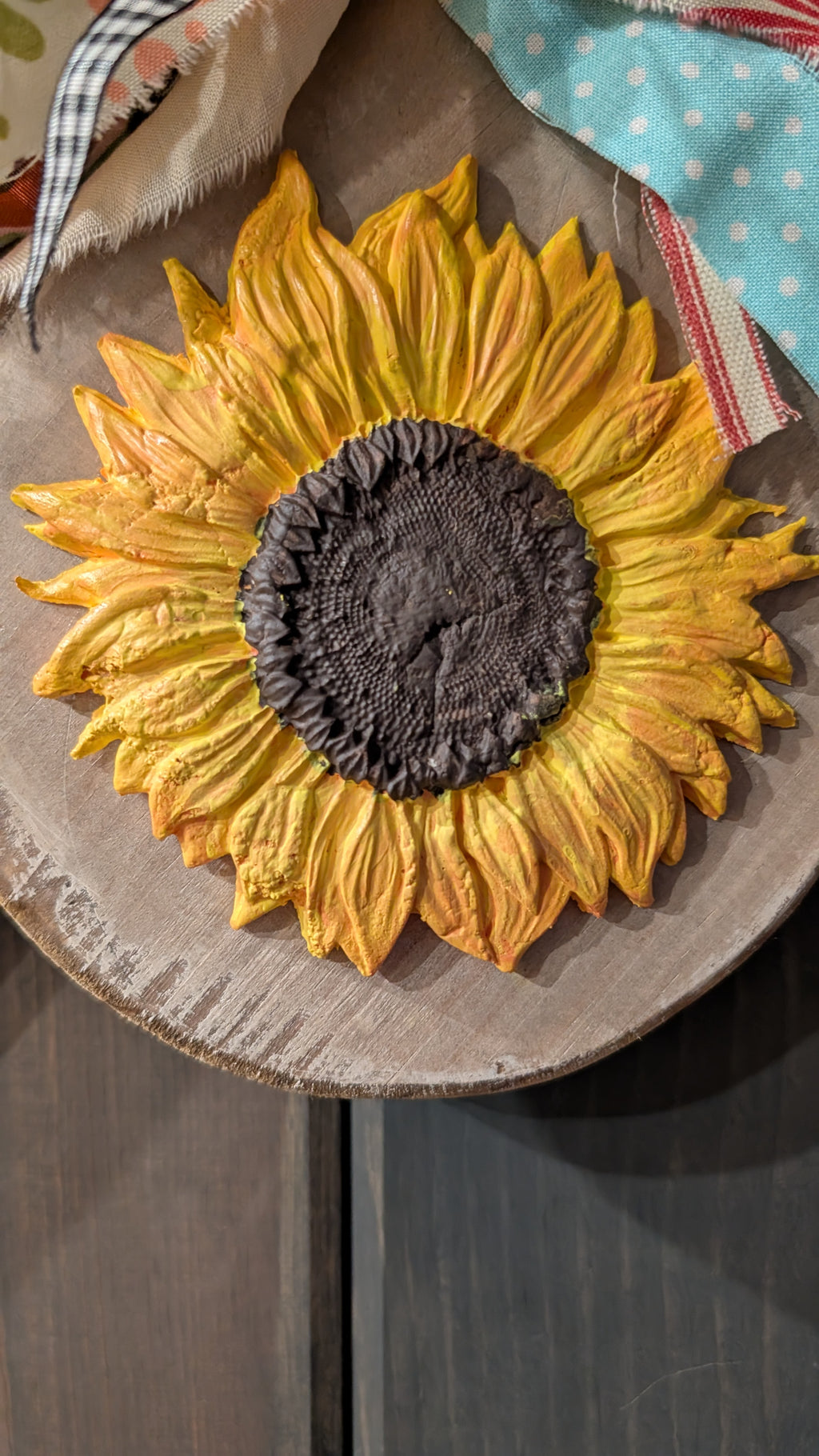 3D Sunflower Cutting Board