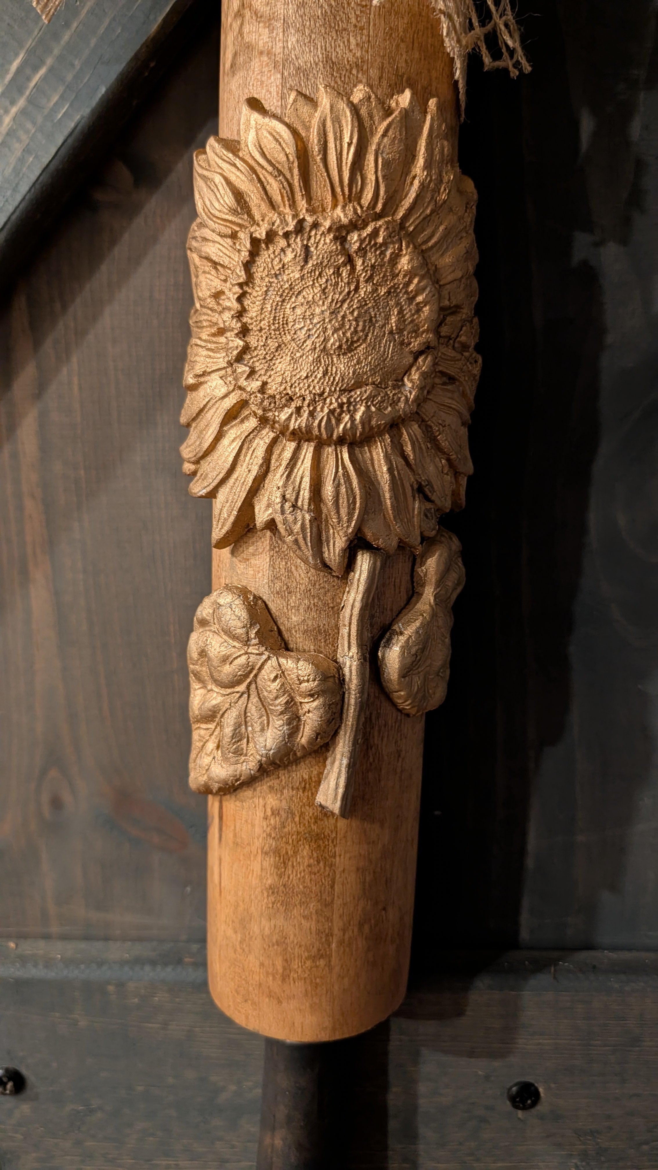 3D Sunflower Rolling Pin