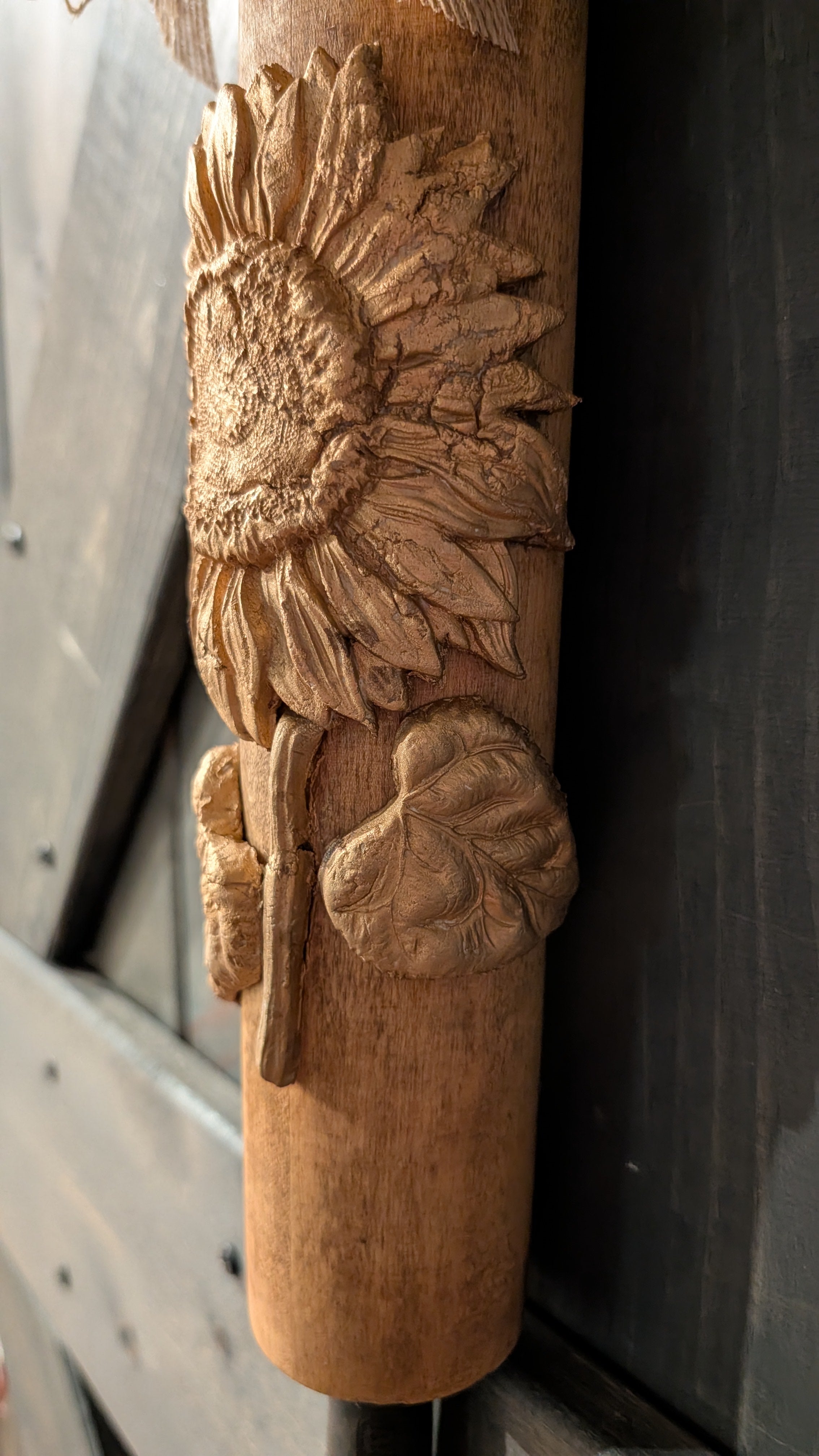 3D Sunflower Rolling Pin